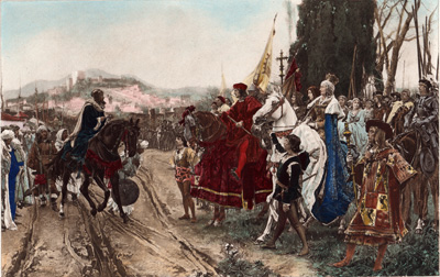 The Surrender of Grenada
from the painting by F. Pradilla